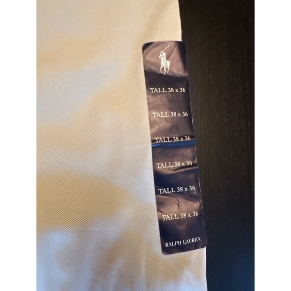 Polo Ralph Lauren Mens Classic Fit Andrew Pant 38T-36 Big & Tall 100% Cotton Bei - Picture 10 of 10